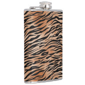 オレンジブラックタイガープリント フラスク (右)