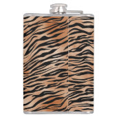 オレンジブラックタイガープリント フラスク (裏面)