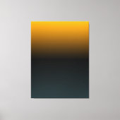 オレンジブラックブルーグリーンオリジナルグラデーションキャンバスL キャンバスプリント (正面)