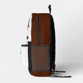 オレンジブラックボーイズのモンスタートラック名 プリントバックパック (右)