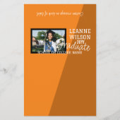 オレンジブラック卒業キャンディバー包み チラシ (正面)