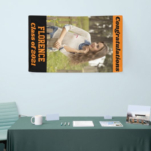 オレンジブラック卒業 横断幕 (トレードショー)