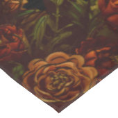 オレンジブラック素朴エレガントなウェディング招待状 テーブルクロス (アングル)