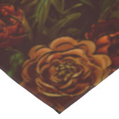 オレンジブラック素朴エレガントなウェディング招待状 テーブルクロス (アングル)