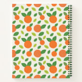 オレンジブラッズパーソナライズされたレシピ ノートブック (裏面)