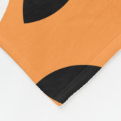 オレンジブリス：絶妙なフルーツパターン フリースブランケット (角)