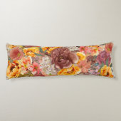 オレンジブルゴーニュ秋秋ウォーターカラーフローラ ボディピロー (裏面)