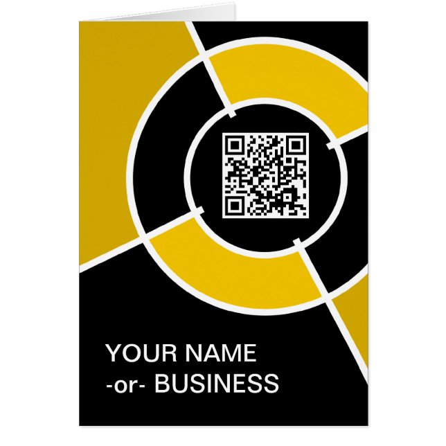 オレンジブルズアイQRコード (正面)