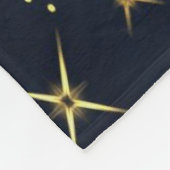 オレンジブルーカスタムスターフリースブランケット フリースブランケット (角)