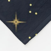 オレンジブルーカスタムスターフリースブランケット フリースブランケット (角)