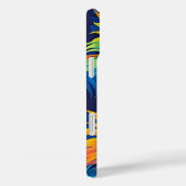 オレンジブルーハワイアンプラントパーム離れズ Case-Mate iPhoneケース (裏面 / 右)