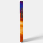 オレンジブルーピンクモダン Case-Mate iPhoneケース (裏面 / 左)