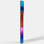 オレンジブルーピンクモダン Case-Mate iPhoneケース (裏面 / 右)