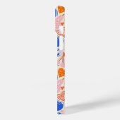 オレンジブルーモノグラム果物野菜 Case-Mate iPhoneケース (裏面 / 左)