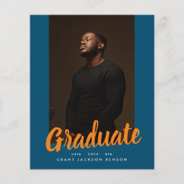 オレンジブルー大学大学院写真卒業