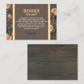 オレンジブルー素朴カボチャベビー本 エンクロージャーカード (正面/裏面)