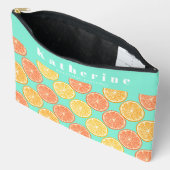 オレンジブルー アクセサリーポーチ (見開き)