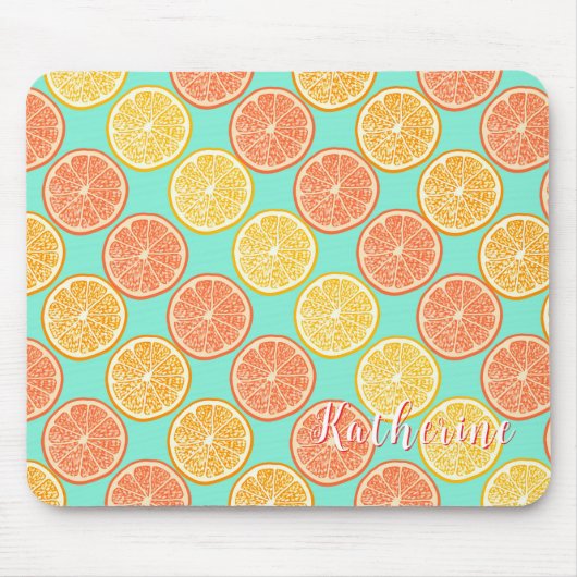 オレンジブルー マウスパッド (正面)