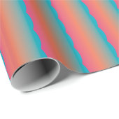 オレンジブルー ラッピングペーパー (ロールコーナー)