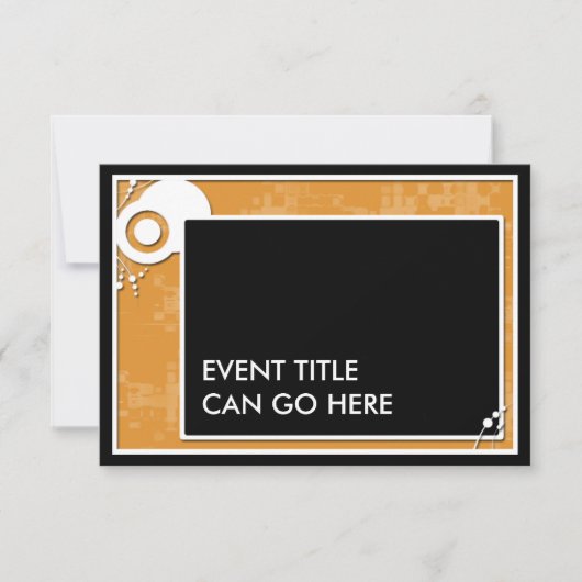 オレンジブロックスキーム 招待状 (正面)