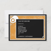 オレンジブロックスキーム 招待状 (裏面)