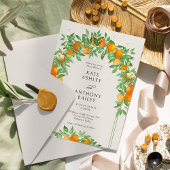 オレンジブロッサムアー結婚チ 招待状