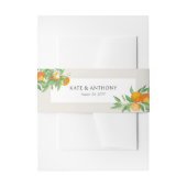 オレンジブロッサムシトラスニュートラル結婚ズ 招待状ベリーバンド (正面例)