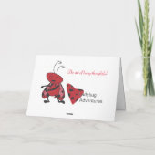 オレンジブロッサムチューリップ祝-あなたはの独自性 カード (裏面)