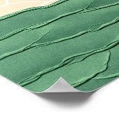 オレンジブロッサムツリーミックスメディアポスタープリントアート ポスター (角)