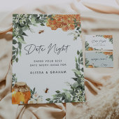 オレンジブロッサムハニービーブライダルシャワーデート エンクロージャーカード