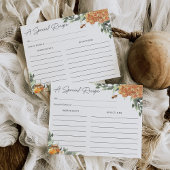 オレンジブロッサムハニービーレシピカード ポストカード