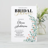 オレンジブロッサムフローラブライダルシャワー 招待状 (スタンド正面)