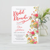 オレンジブロッサムフローラブライダルシャワー 招待状 (スタンド正面)