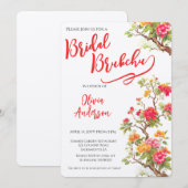 オレンジブロッサムフローラブライダルシャワー 招待状 (正面/裏面)