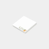 オレンジブロッサムモノグラム投稿itメモ ポストイット (アングル)