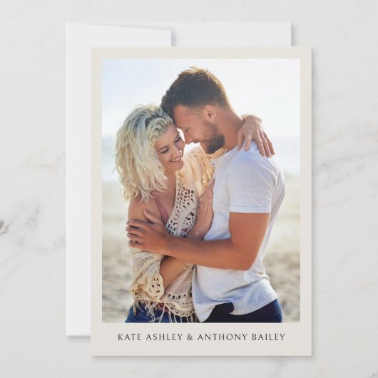 オレンジブロッサム婚約結婚写真 セーブザデート (裏面)