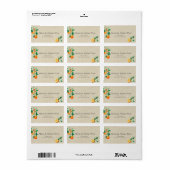 オレンジブロッサム結婚ズ ラベル (フルシート)