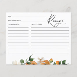 オレンジブロッズブライダルシャワーレシピ