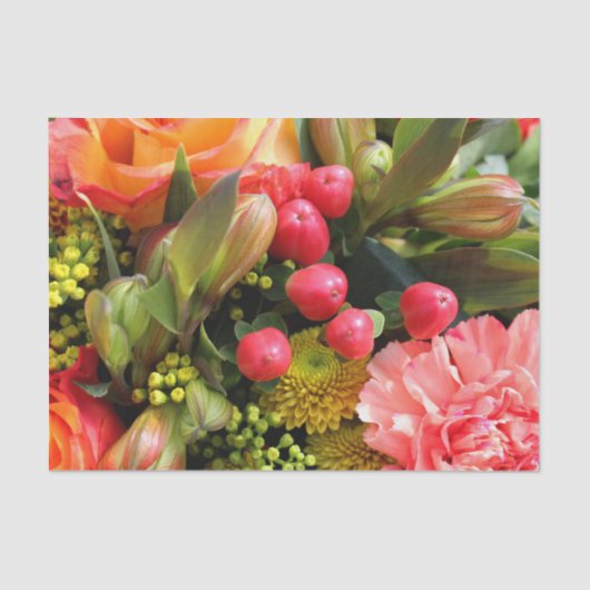 オレンジブーケ 薄葉紙 (正面)