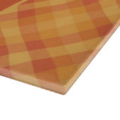 オレンジプライド秋の秋モノグラム家族の名前Est。 カッティングボード (角)