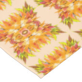 オレンジプラント – デジタルフラクタルアート –  テーブルクロス (アングル)