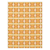 オレンジプラント – デジタルフラクタルアート –  テーブルクロス (正面)