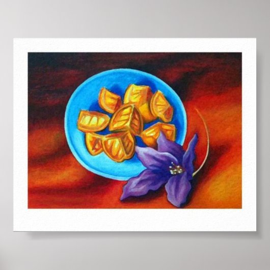 オレンジプリント ポスター (正面)