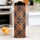 オレンジプレイド秋秋署名スクリプト名 タンブラー