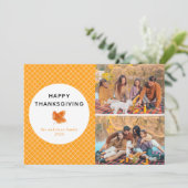 オレンジプレイド | Happy Thanksgiving Autumn 2 Photo シーズンカード (スタンド正面)