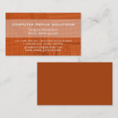 オレンジプロフェッショナル回路名刺 名刺 (正面/裏面)