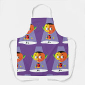 オレンジヘッドキャラクター エプロン (正面)