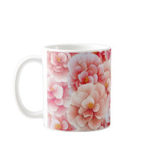 オレンジベゴニアの花