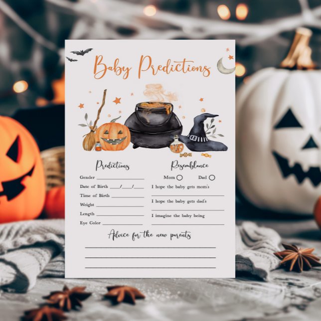 オレンジベビーは醸造ベビー予測ゲーム (Baby is Brewing Baby Shower Baby Predictions Game)