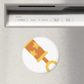 オレンジベビーガラガラ マグネット (インサイチュ (食洗機))